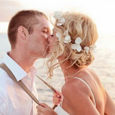 Romantic Flower Beach Wedding Headband